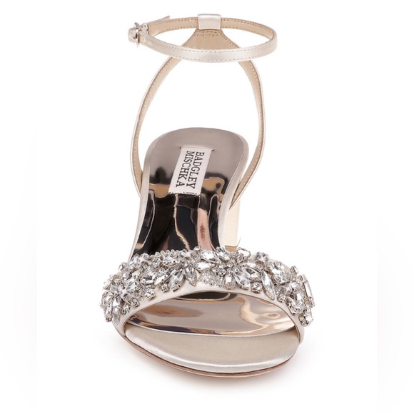 Badgley Mischka Ivanna Embellished Evening Shoe - Picture 3 of 11